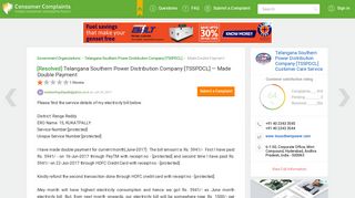 [Resolved] Telangana Southern Power Distribution Company ...