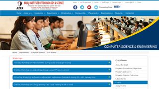 Best and Top Engineering Colleges in Telangana | BITS Warangal