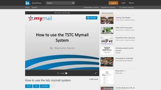 How to use the tstc mymail system - SlideShare