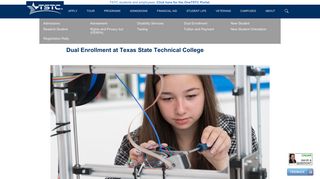 Texas State Technical College | Admissions | Dual Enrollment at ...