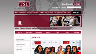 Apply - Texas Southern University