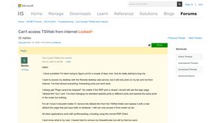 Can't access TSWeb from internet : The Official Microsoft IIS Forums