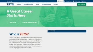 TSYS Careers & Job Openings