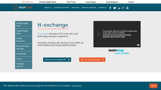 Donated software for charities | tt-exchange - Tech Trust