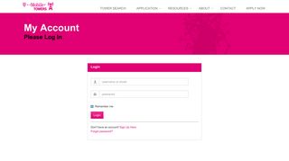 My Account - T-Mobile Towers