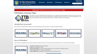 TTB | TTB Online