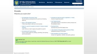 TTB | Permits