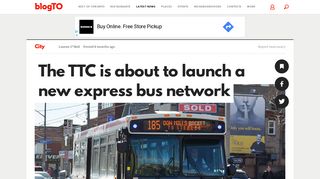 The TTC is about to launch a new express bus network - blogTO