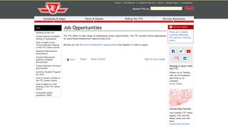 Job Opportunities - TTC