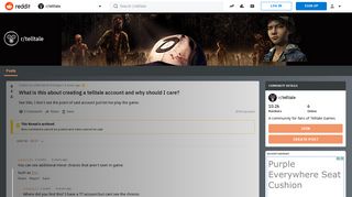 What is this about creating a telltale account and why should I ...