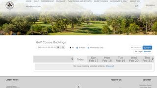 MiClub Online Tee Times - Tea Tree Gully Golf Club