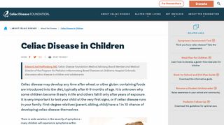 Celiac Disease in Children | Celiac Disease Foundation
