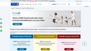 Cigna TTK Health Insurance, Plans & Benefits - PAYBACK Protect