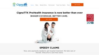 Cigna TTK: Buy Best Health Plan From Leading Health Insurance ...
