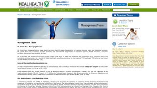Management Team - Vidal Health