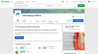 TTK Healthcare TPA Pvt Employee Benefits and Perks | Glassdoor.co.in