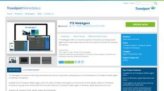 Travelport Marketplace - TTS WebAgent