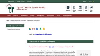 Google Apps for Students - Tigard-Tualatin School District