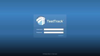 TestTrack Login - Quorum Software SA