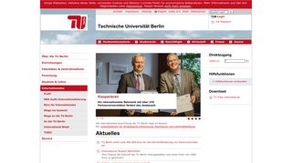 TU Berlin: Internationales