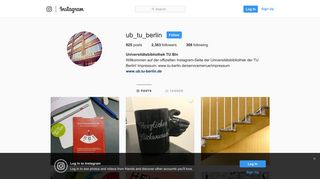 Universitätsbibliothek TU Bln (@ub_tu_berlin) • Instagram photos and ...