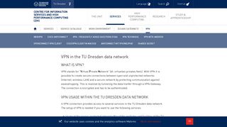 VPN in the TU Dresden data network — Centre for Information ...