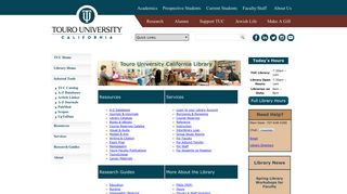 Touro University California Library