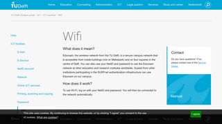 Wifi - TU Delft