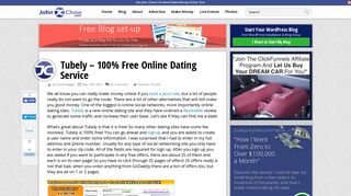 Tubely – 100% Free Online Dating Service | John Chow dot Com