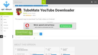 download tubemate youtube downloader free (android)