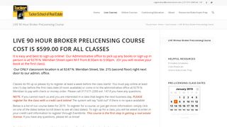 LIVE 90 Hour Broker PreLicensing Course - Tucker School of Real ...