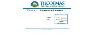TUCOEMAS Federal Credit Union Tucoemas eStatement Logon