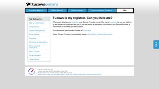 Tucows Domains - Tucows is my registrar. Can you help me?