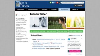Tucson Water | Official website of the City of Tucson