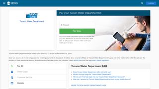 Tucson Water Department: Login, Bill Pay, Customer Service and ...