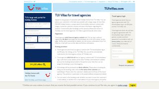 Information for travel agencies - TUI Villas