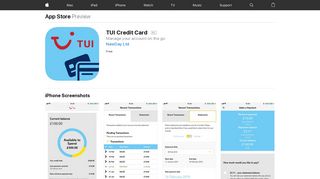 TUI Credit Card on the App Store - iTunes - Apple