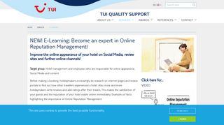 E-Learning - Services | TUI Quality Support