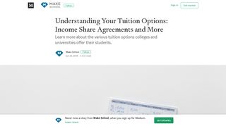 Understanding Your Tuition Options: Income Share Agreements and ...