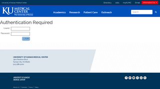 KUMC Login - University of Kansas Medical Center