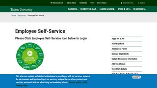 Employee Self-Service - Human Resources - Tulane University