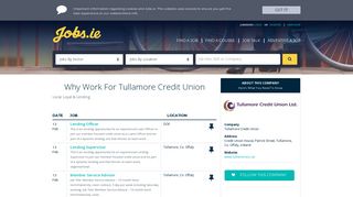 Tullamore Credit Union - Jobs.ie