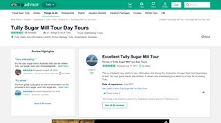 Excellent Tully Sugar Mill Tour - TripAdvisor