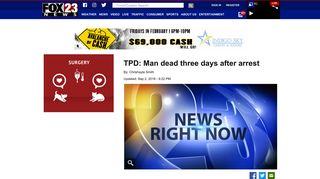 Tulsa man dead days after arrest | FOX23