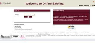 Log In - The Tennessee Credit Union