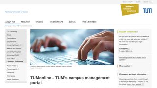 TUMonline – TUM's campus management portal - TUM