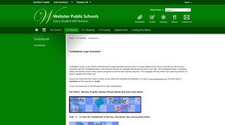 Tumblebook / Tumblebook - Webster Public Schools