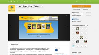 TumbleBooks Cloud Jr. Reviews | edshelf
