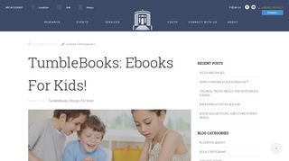 TumbleBooks: Ebooks For Kids! : Peterborough Town Library