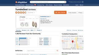TumbleDeal Reviews - 1,382 Reviews of Tumbledeal.com | Sitejabber